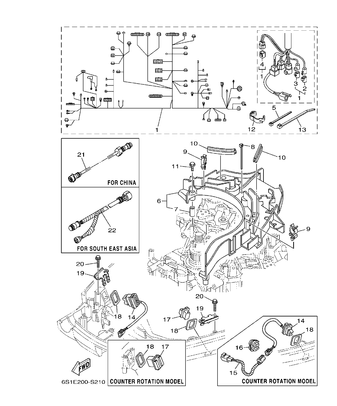 F200BET'19 – section 21 ELECTRICAL 4 EQUIPO ELECTRICO 4 parts diagram