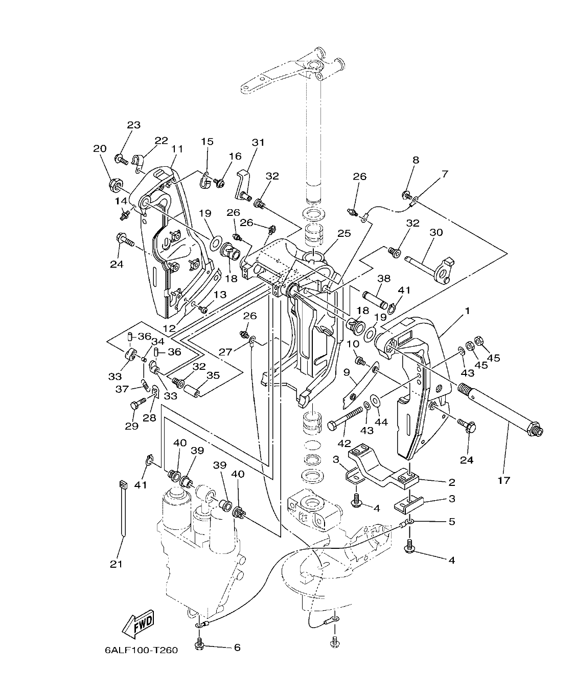 F200BET'19 – section 26 BRACKET 1 SOPORTE 1 parts diagram