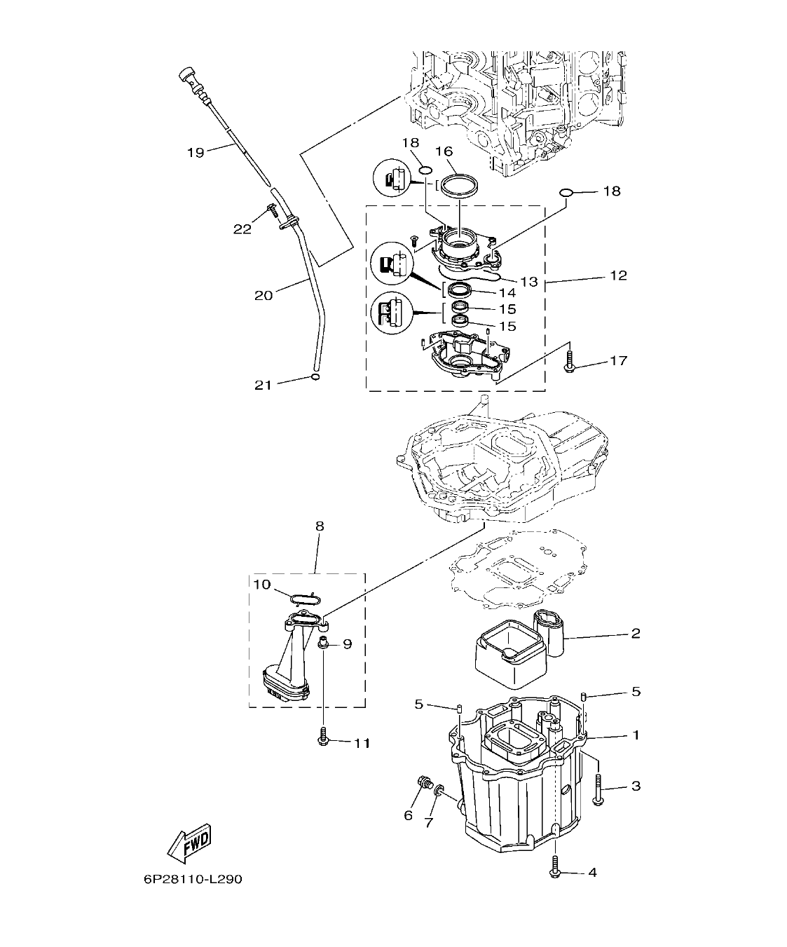 F200BET'19 – section 31 OIL PAN OIL PAN parts diagram