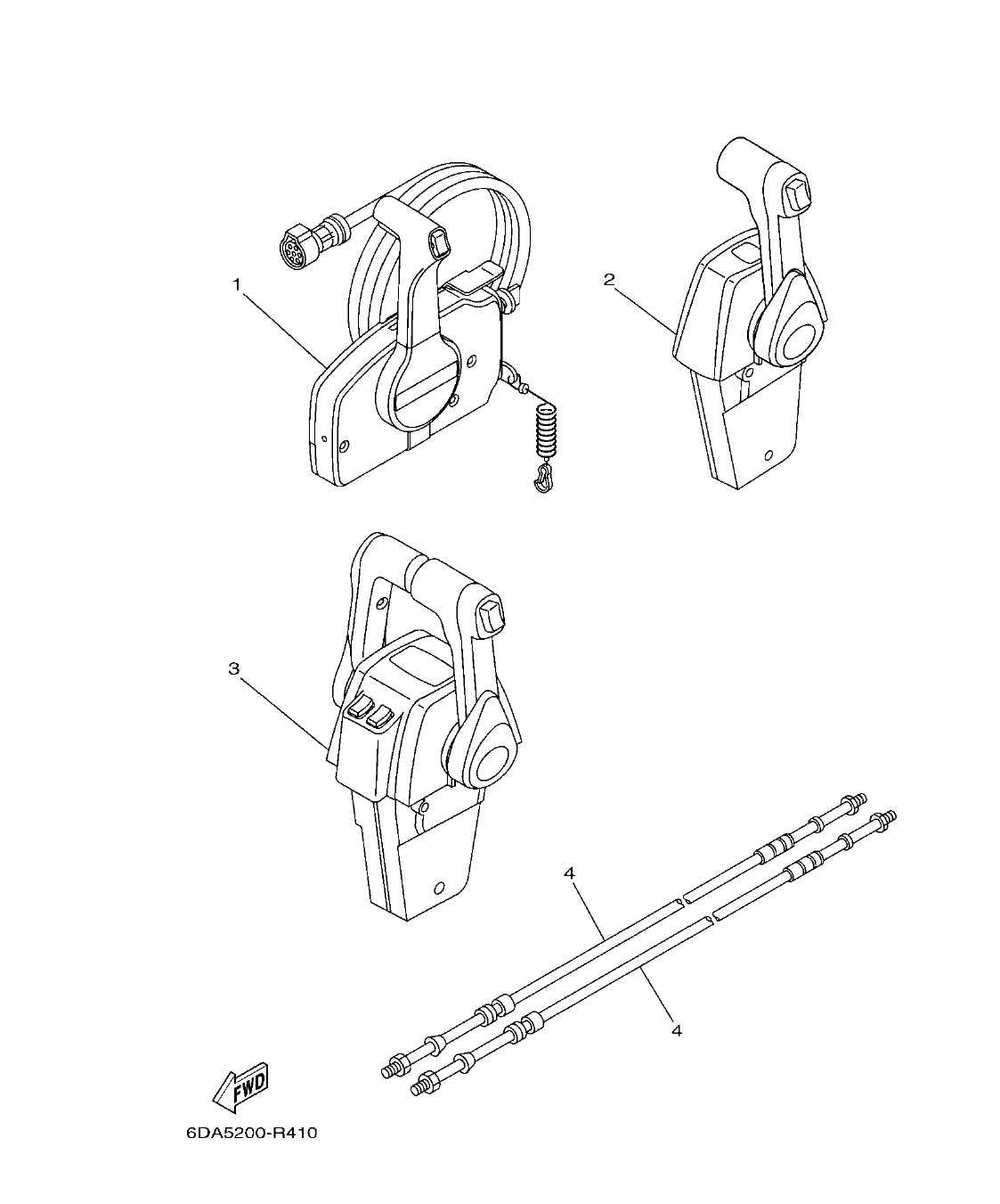 F200BET'19 – section 38 REMOTE CONTROL BOX CONTROL REMOTO COMPLETO parts diagram
