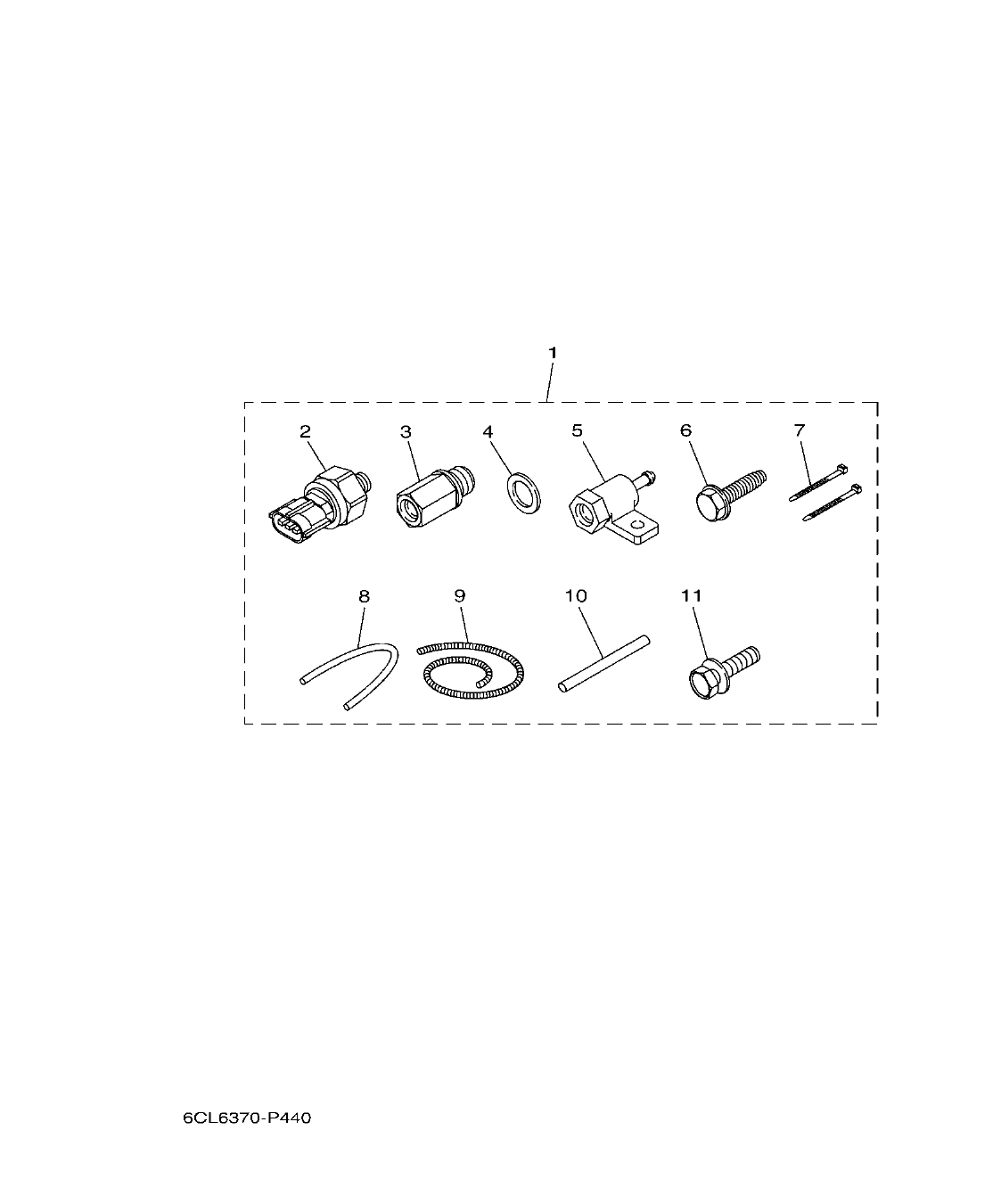 F200BET'19 – section 50 OPTIONAL PARTS 5 PARTES OPCIONLES 5 parts diagram