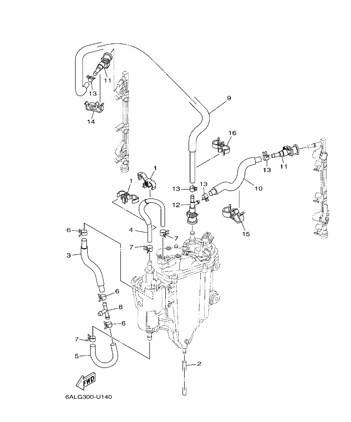F250HET'21 – section 14 FUEL INJECTION PUMP 2 BOMBA DE INYECTOR 2 parts diagram