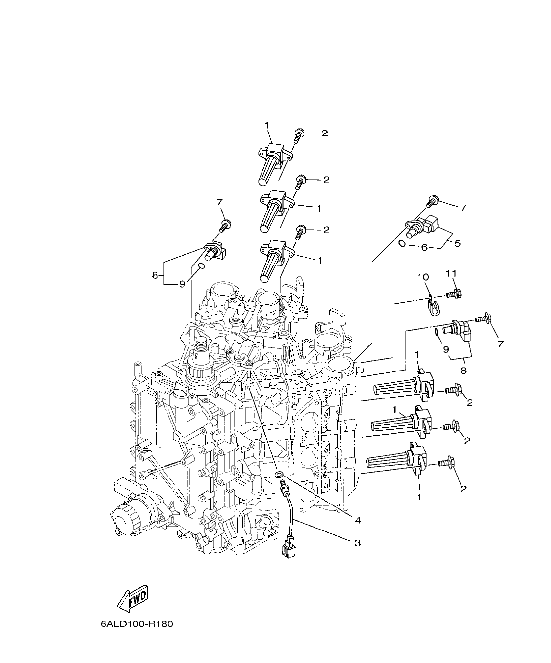 F250HET'21 – section 18 ELECTRICAL 1 EQUIPO ELECTRICO 1 parts diagram