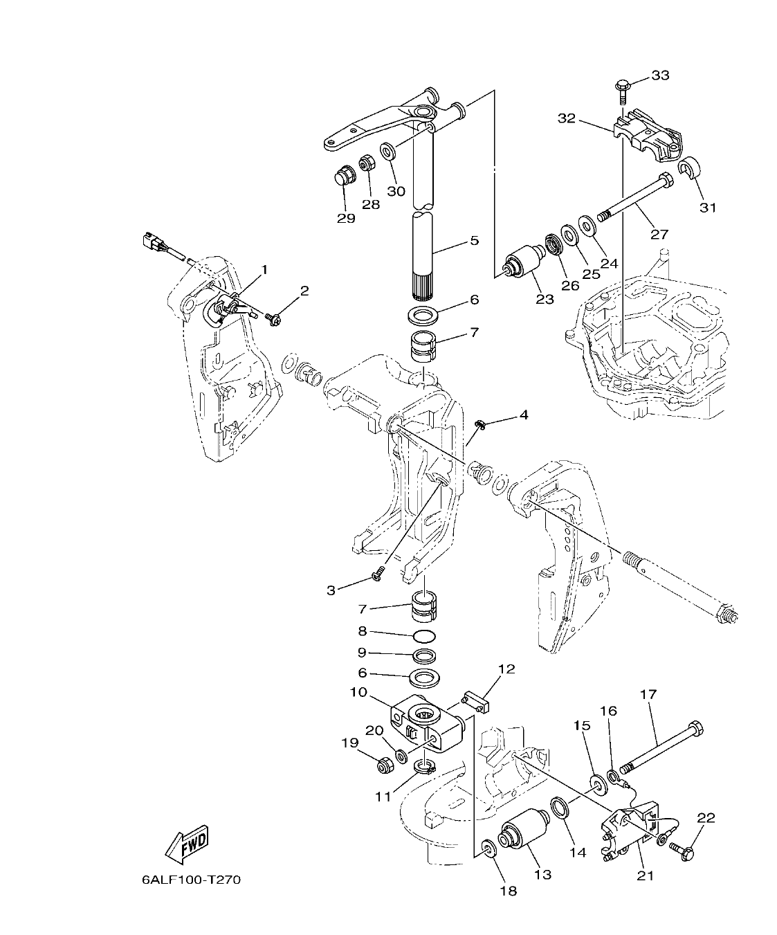 F250HET'21 – section 27 BRACKET 2 SOPORTE 2 parts diagram