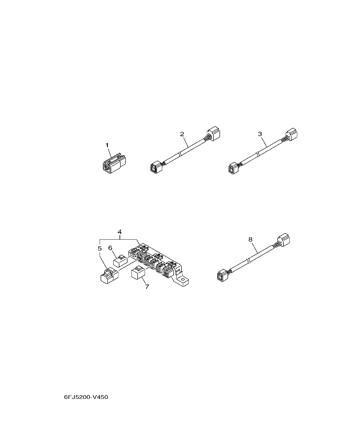 F250HET'21 – section 45 OPTIONAL PARTS 3 PARTES OPCIONALES 3 parts diagram