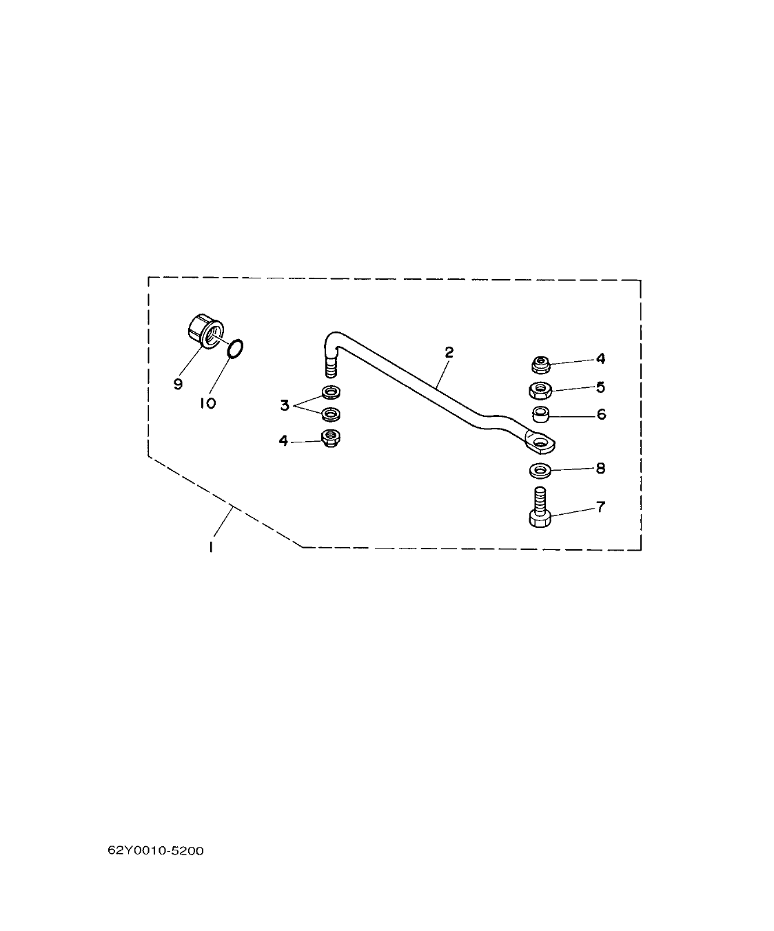 F50DET'04 – section 26 STEERING GUIDE DIRECCIONGUIAR parts diagram