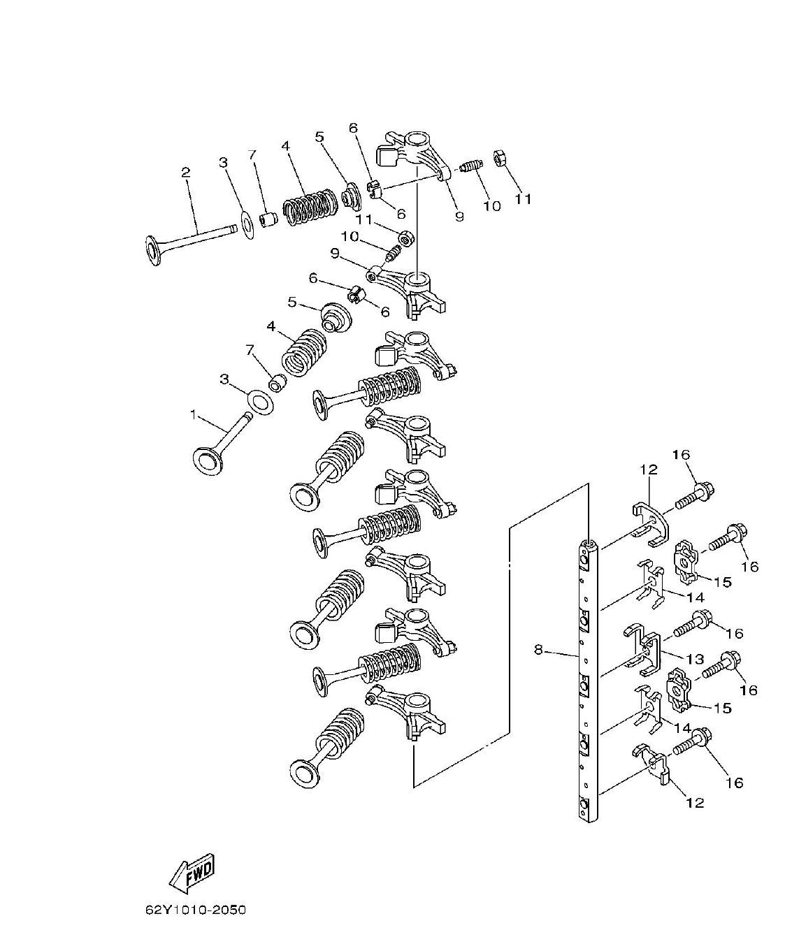 F60A – section 5 VALVE parts diagram