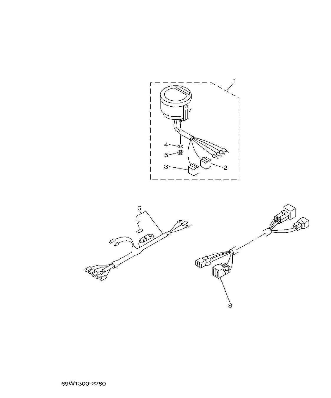 F60A – section 28 METER parts diagram