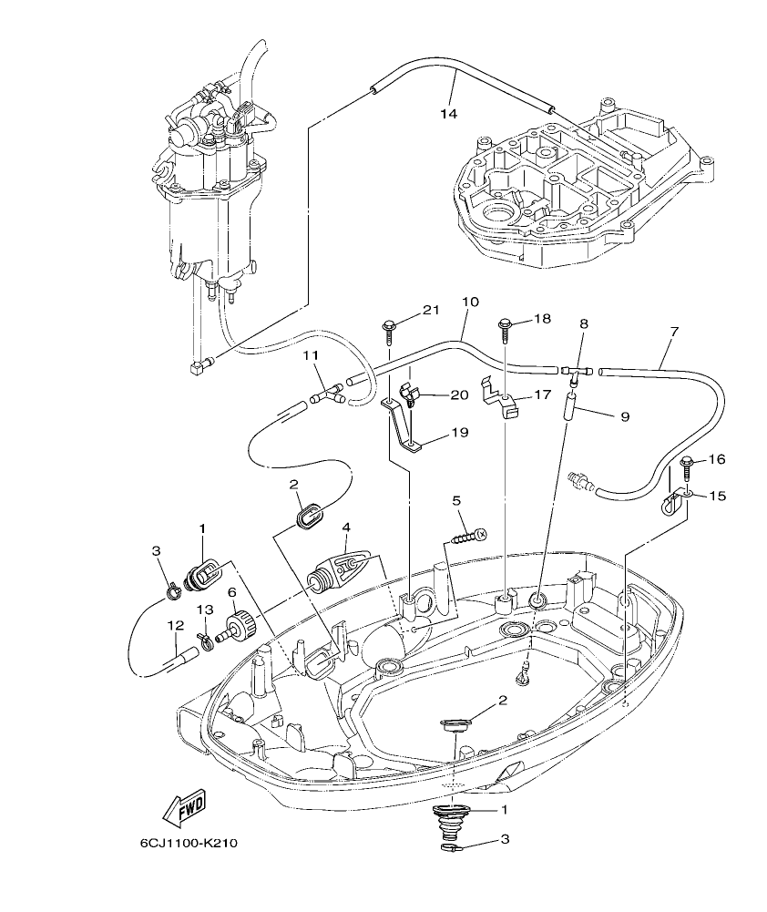Fig. 21 – BOTTOM COWLING 2