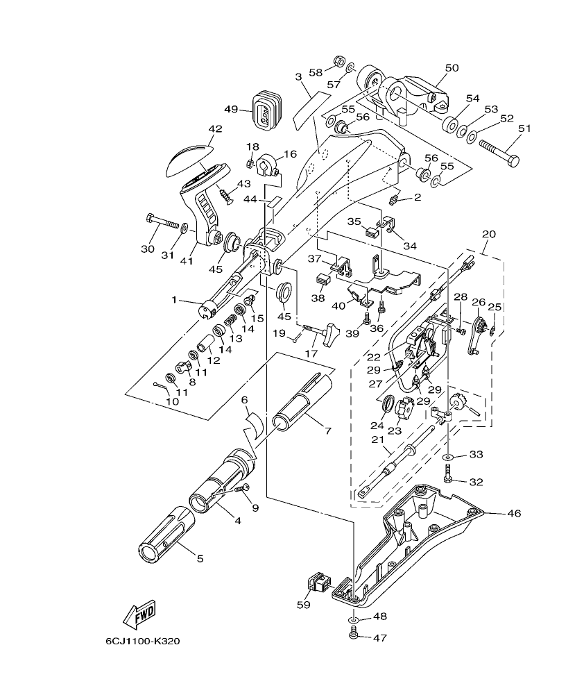 F70LA – section 32 OPTIONAL PARTS 1 parts diagram