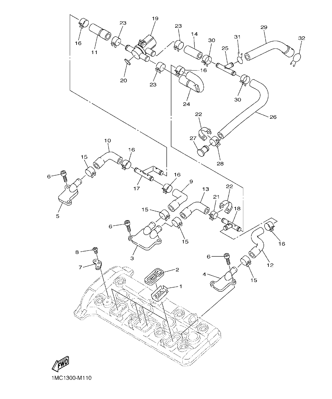 Fig. 11 – AIR INDUCTION SYSTEM diagram