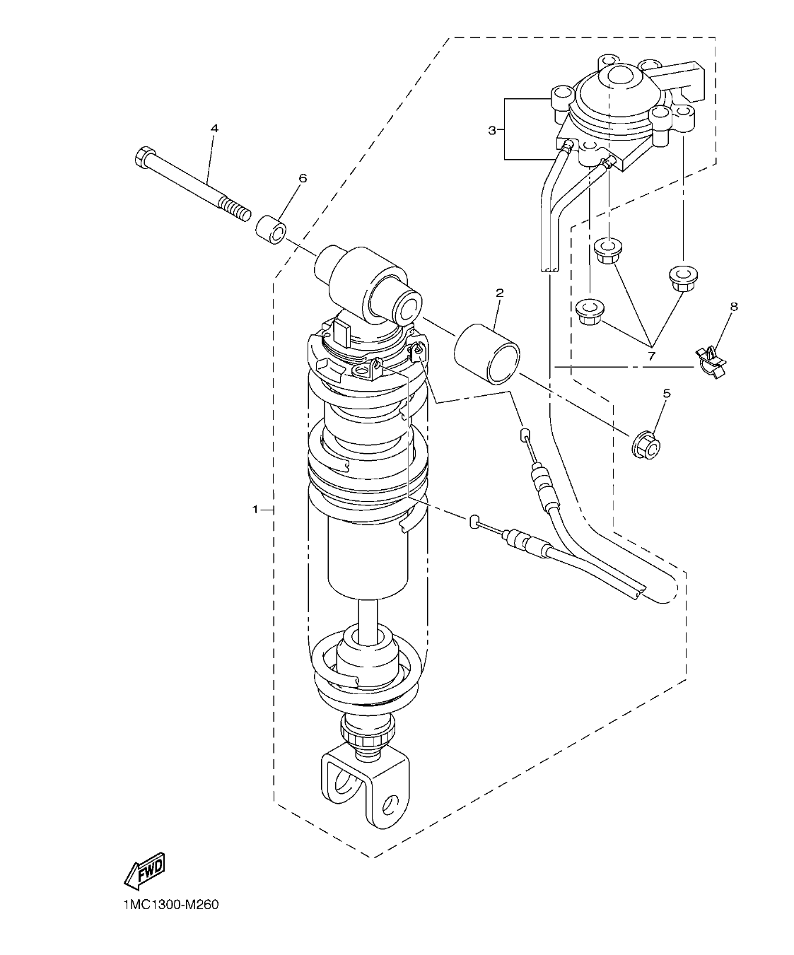 Fig. 26 – REAR SUSPENSION diagram