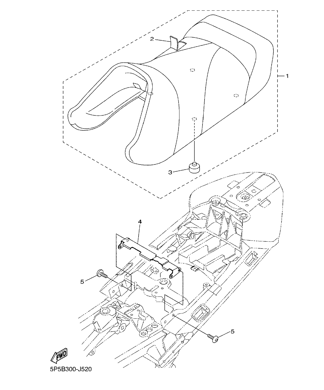 FJR1300AP – section 52 ALTERNATE 3 FOR CHASSIS parts diagram
