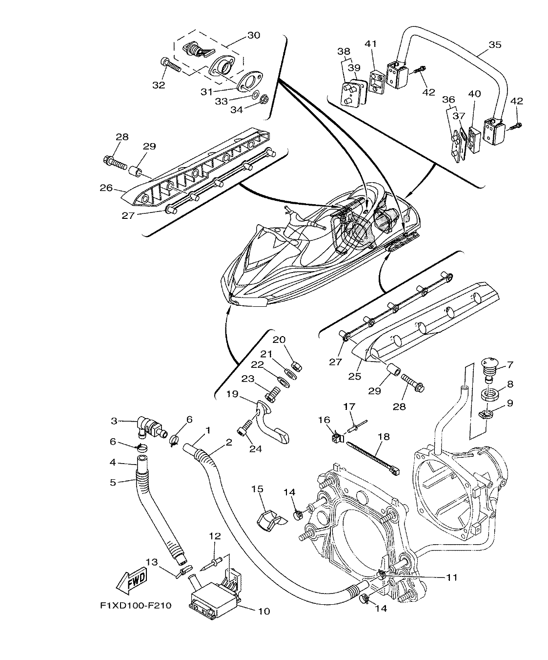 Fig. 21 – HULL & DECK diagram
