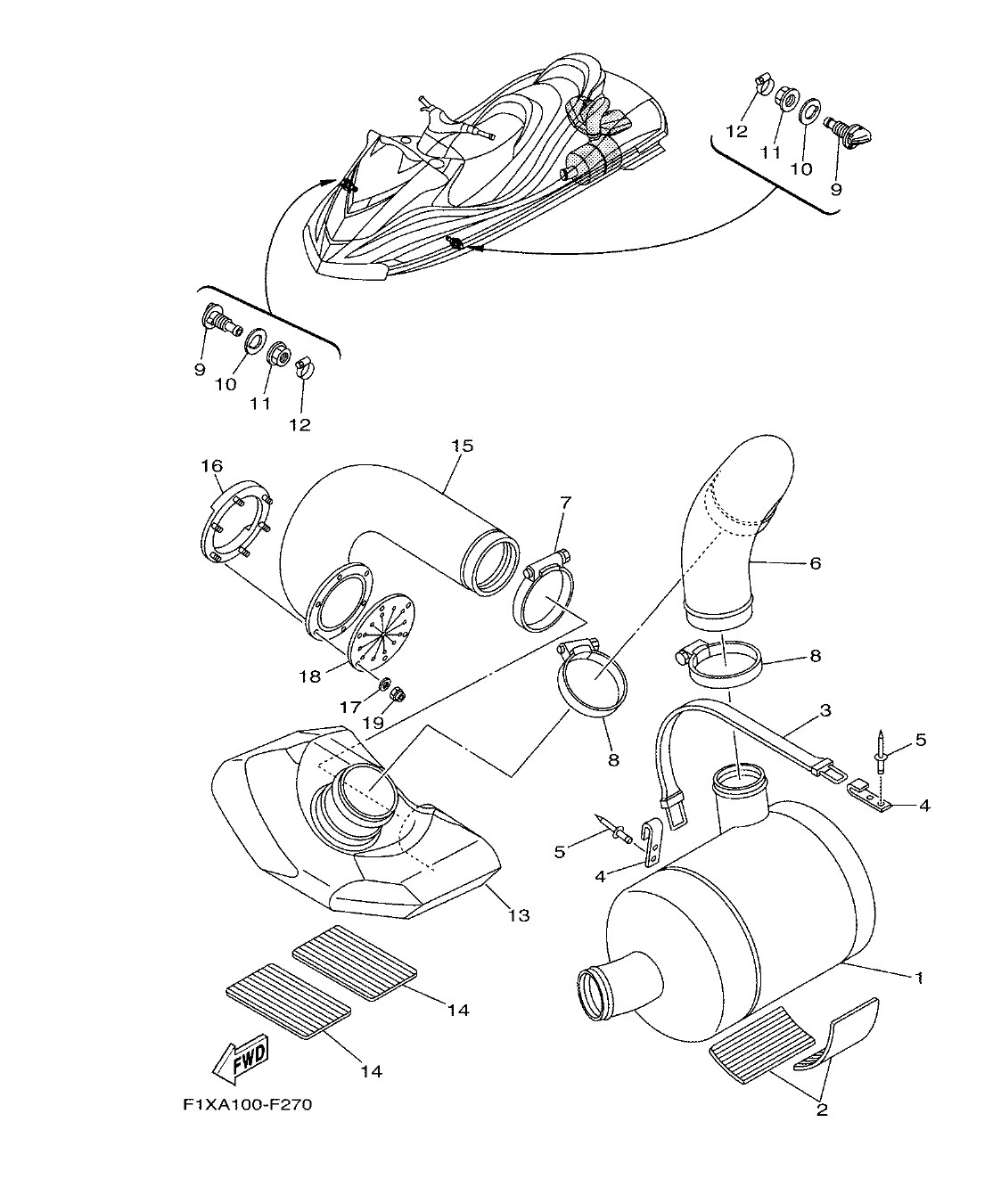 Fig. 27 – EXHAUST 3 diagram