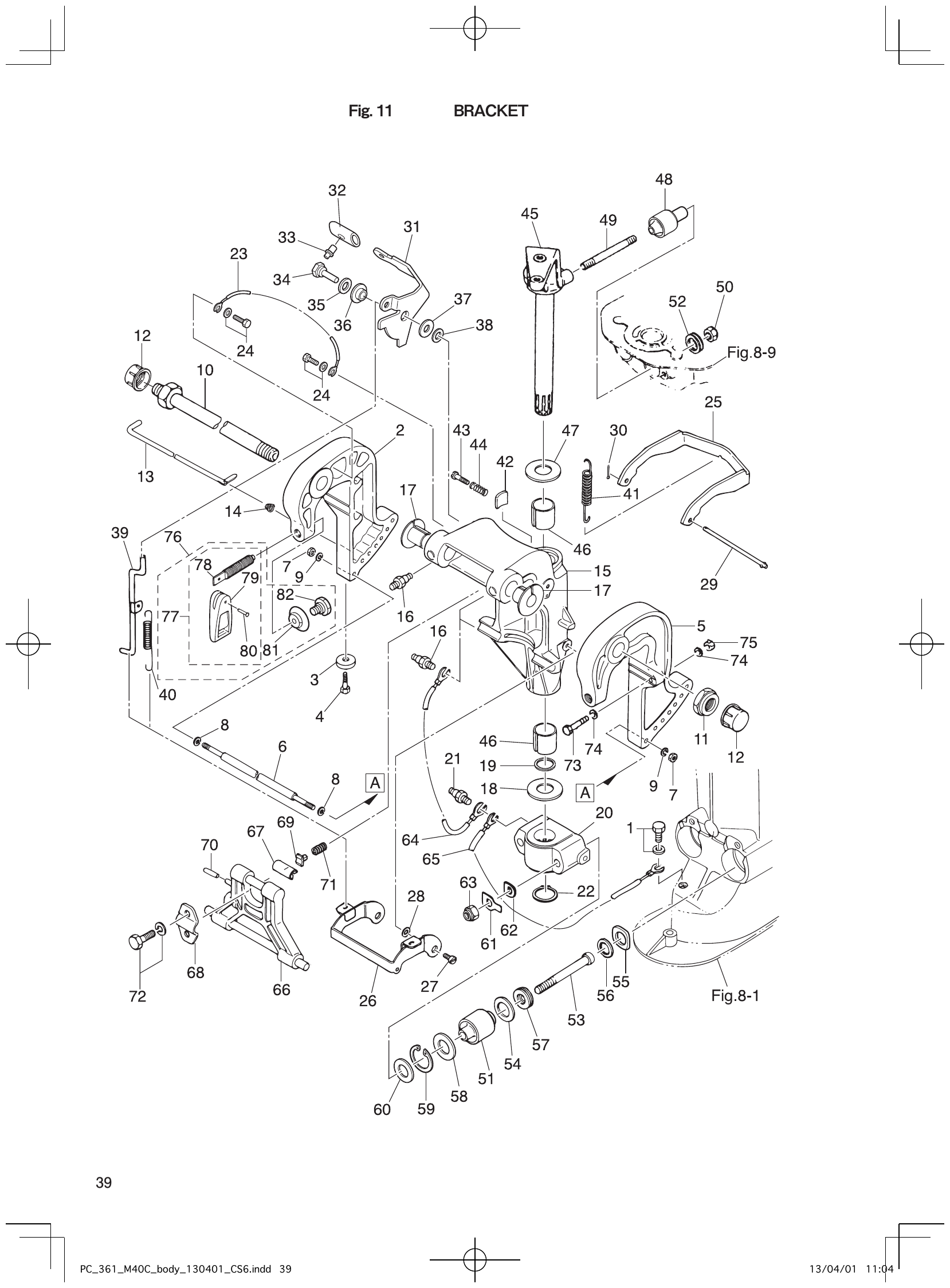 Fig. 11 – BRACKET diagram