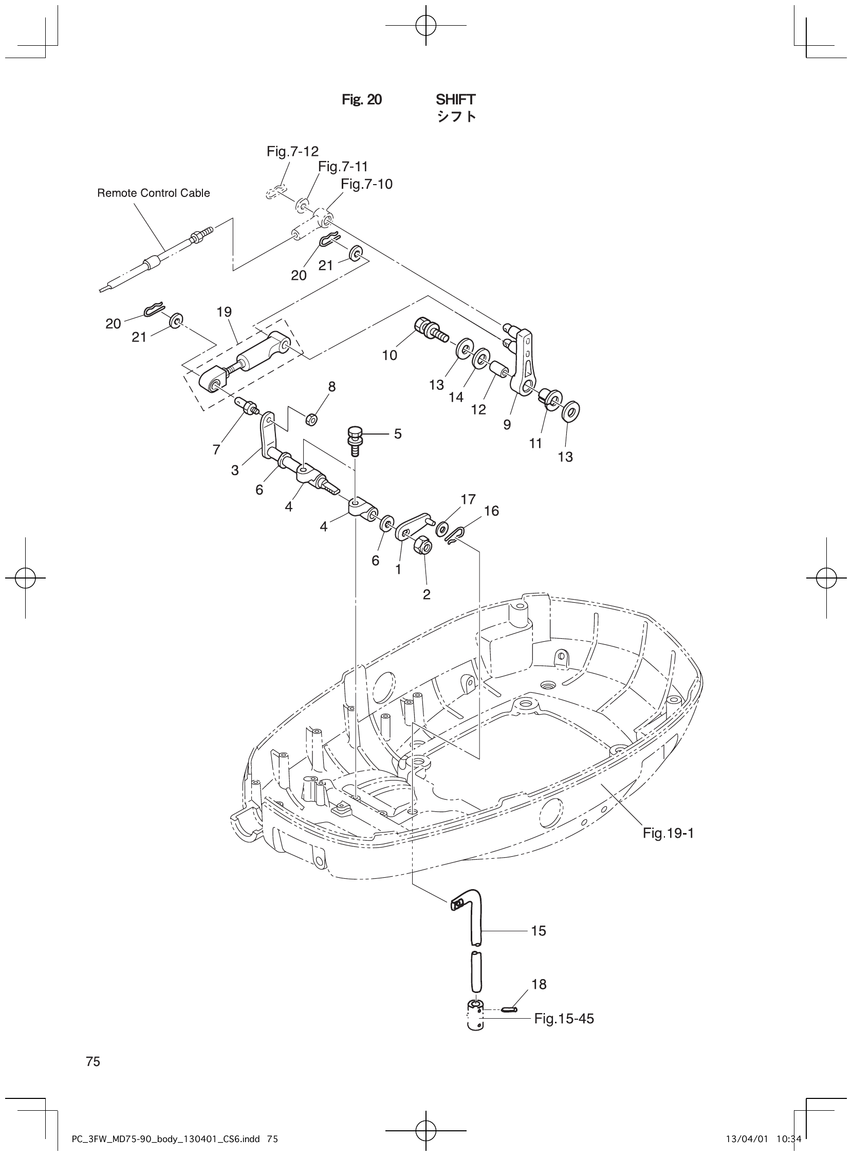 Fig. 20 – SHIFT diagram