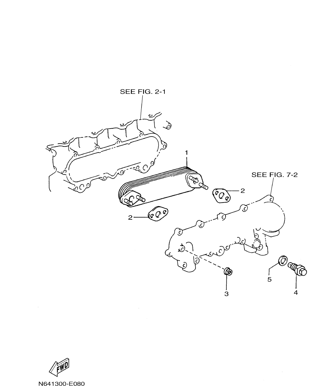 ME432STIP2 – section 8 OIL COOLER parts diagram