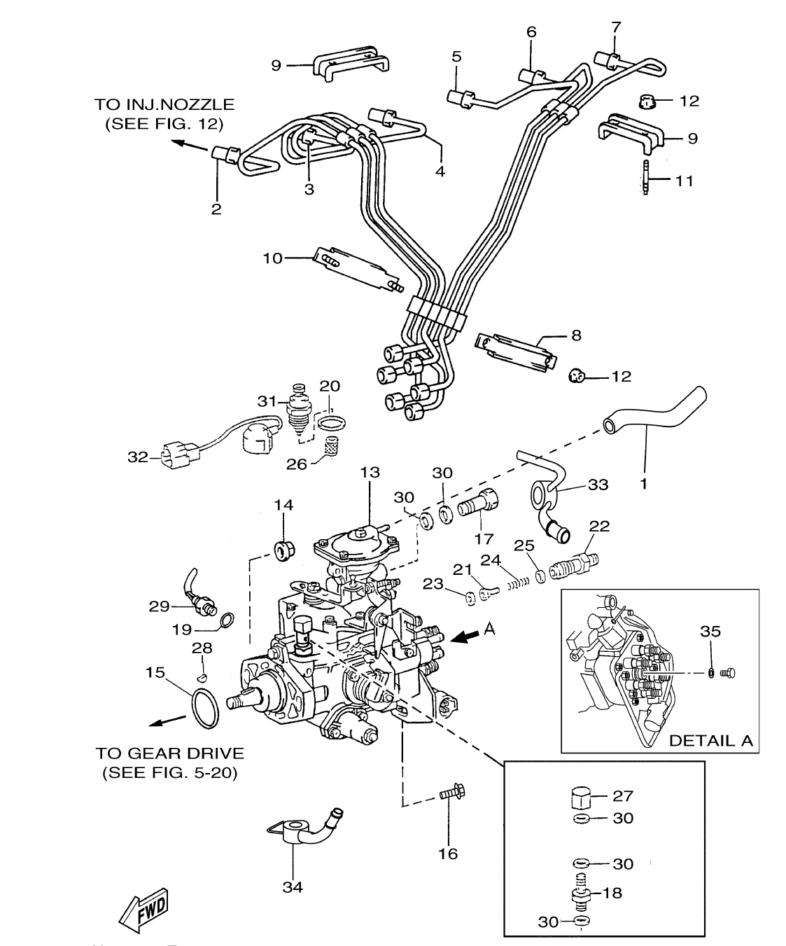 ME432STIP2 – section 13 FUEL INJECTION PUMP parts diagram