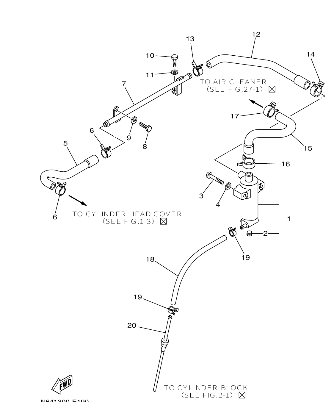 ME432STIP2 – section 19 VENTILATION parts diagram