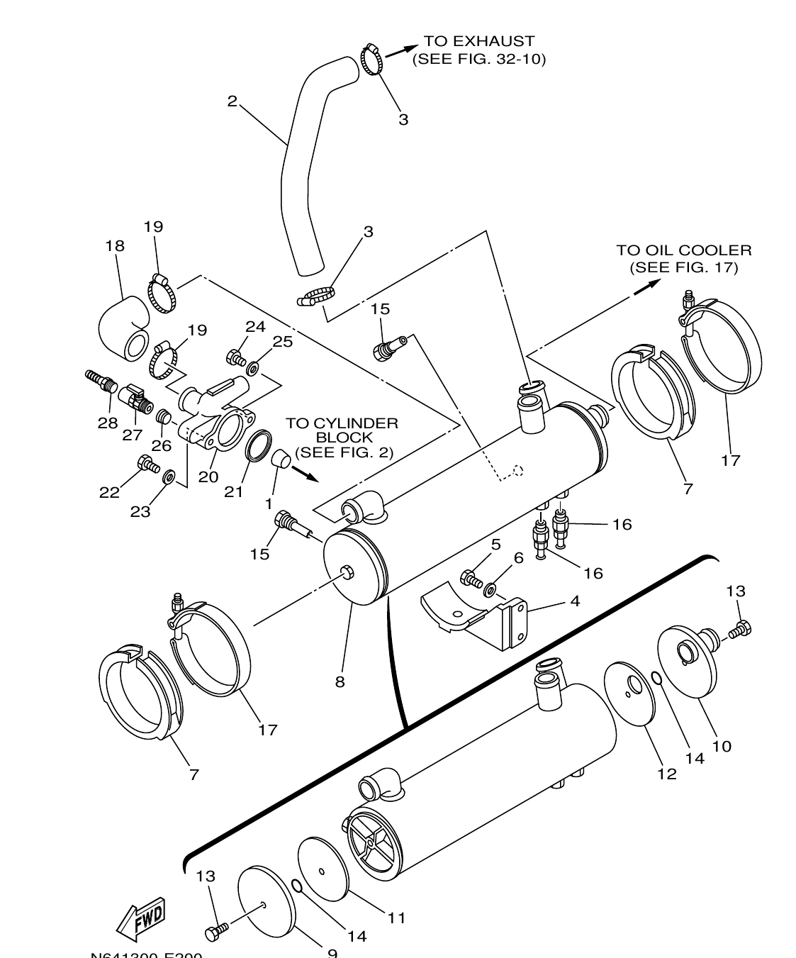 ME432STIP2 – section 20 WATER COOLER parts diagram
