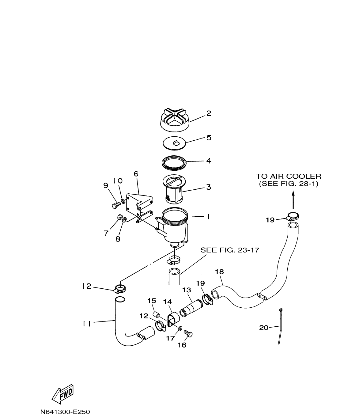 ME432STIP2 – section 25 WATER FILTER parts diagram