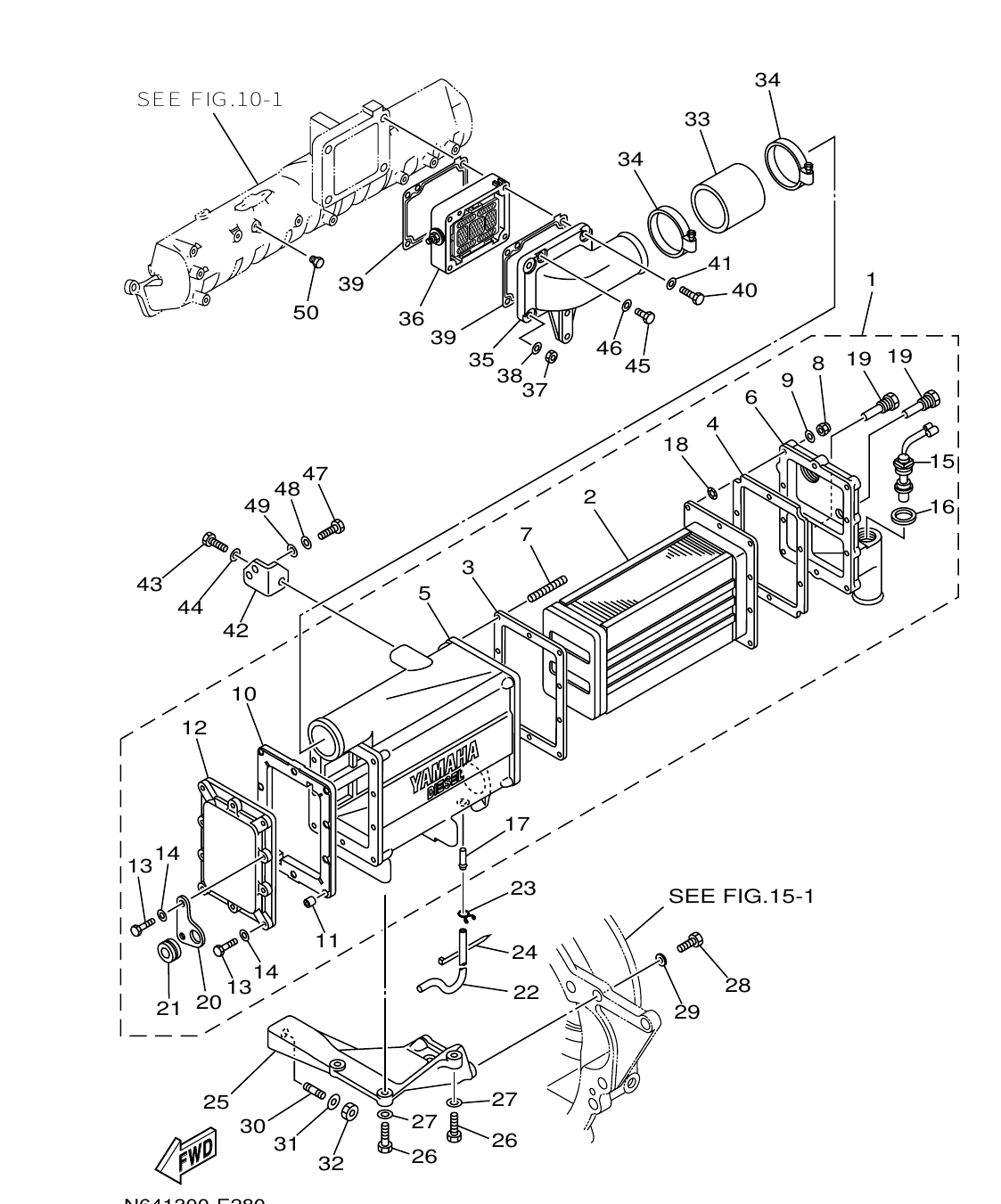 ME432STIP2 – section 28 AIR COOLER parts diagram