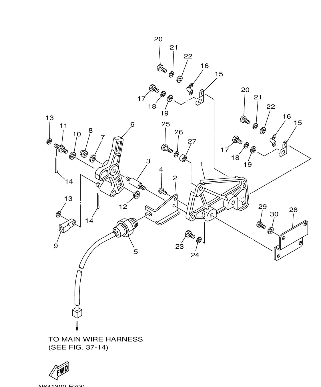 ME432STIP2 – section 30 SHIFT ASSIST UNIT parts diagram