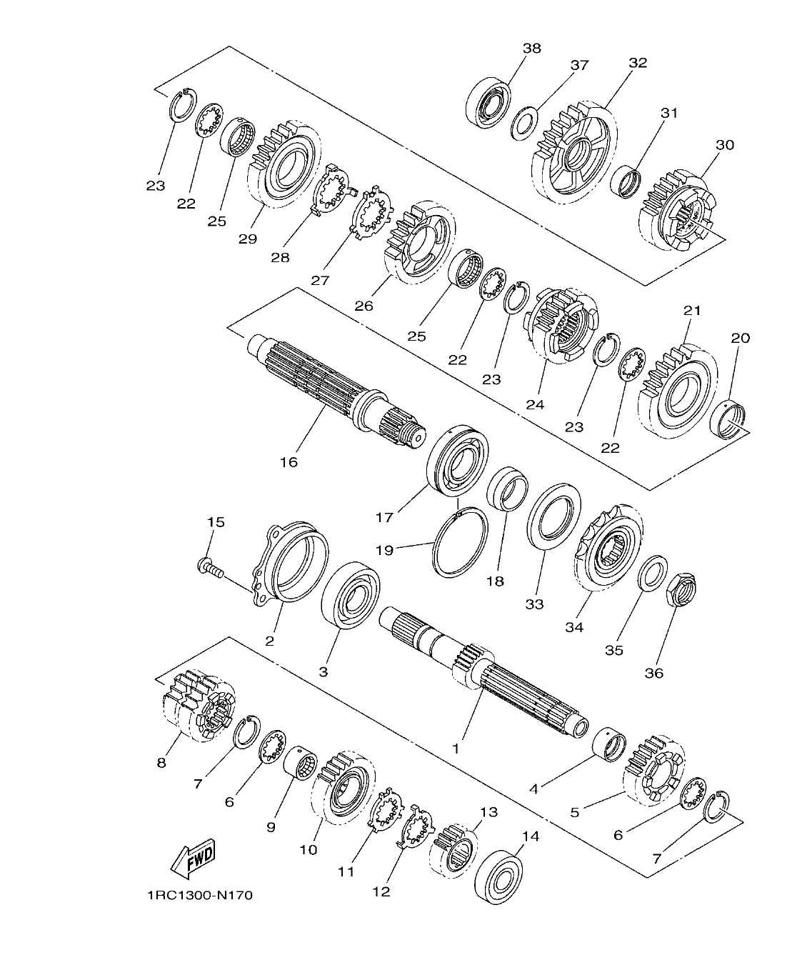 Fig. 17 – TRANSMISSION diagram