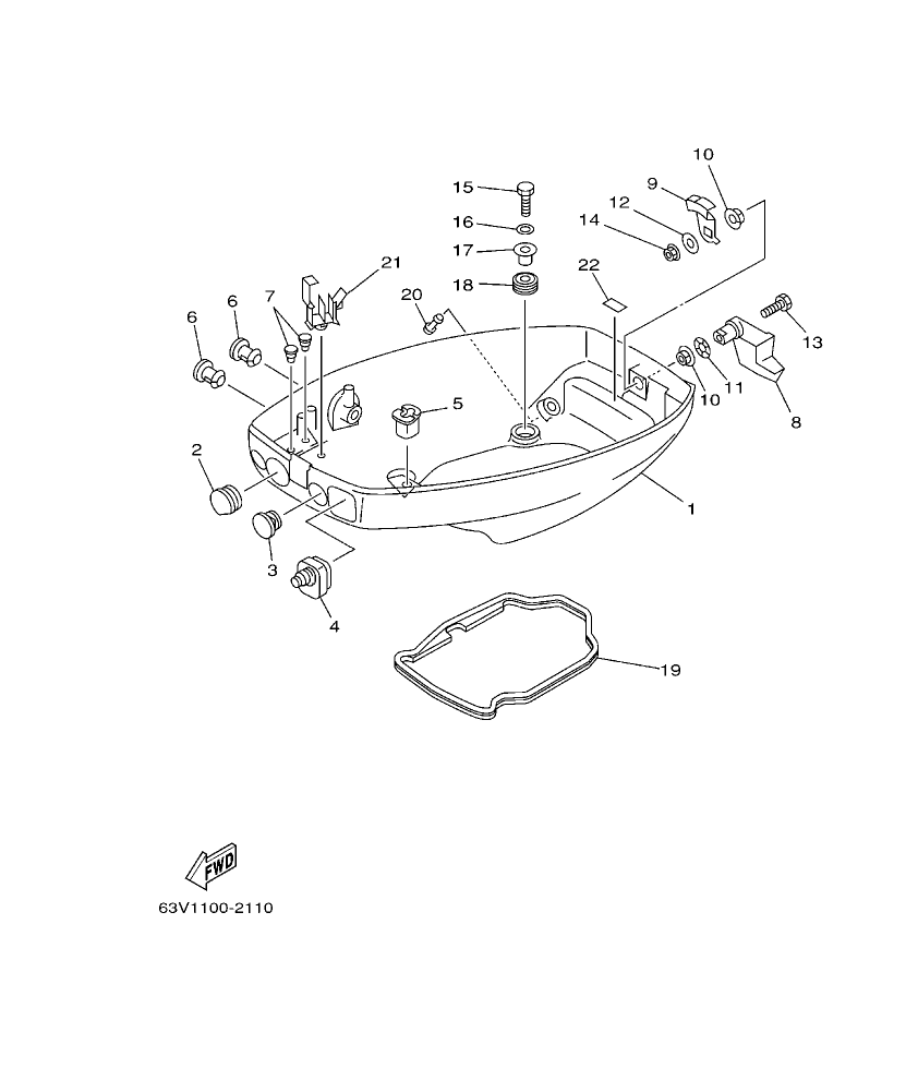 Fig. 10 – BOTTOM COWLING