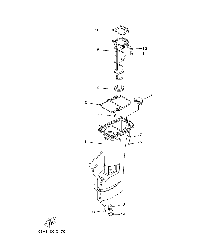 Fig. 16 – UPPER CASING