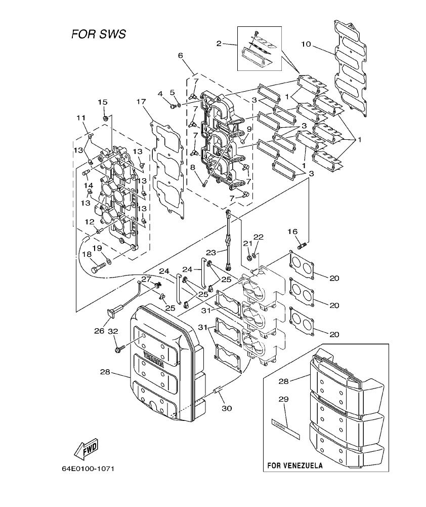 L200FETO ’02 – section 7 INTAKE 2 parts diagram