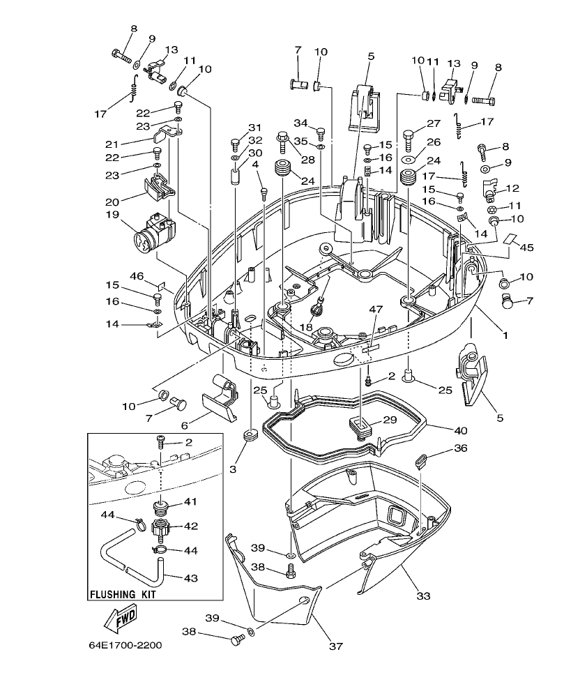 Fig. 20 – BOTTOM COWLING
