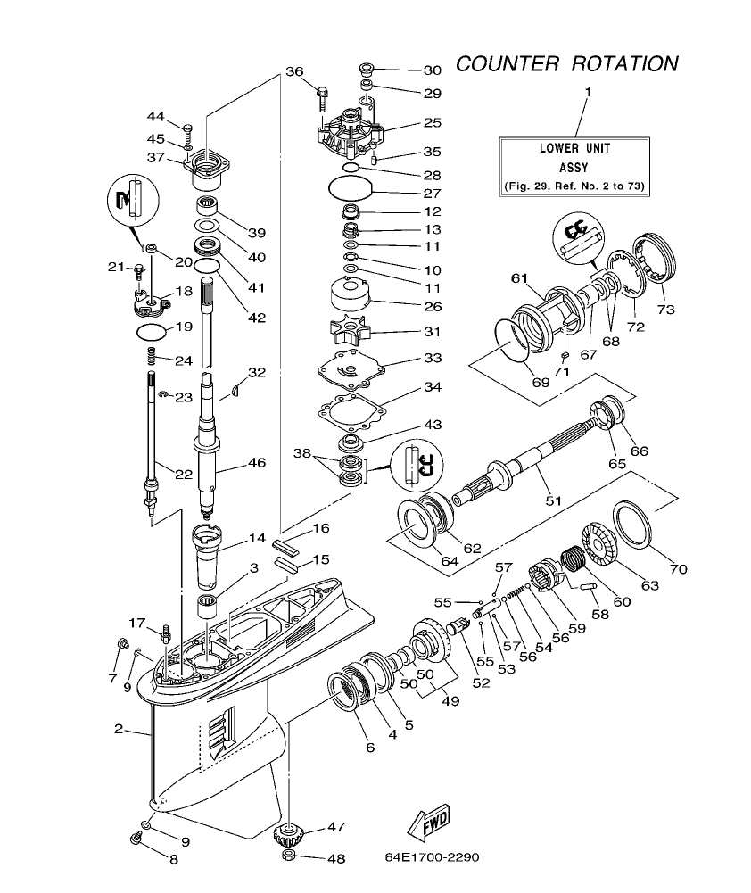 Fig. 29 – LOWER CASING. DRIVE 3