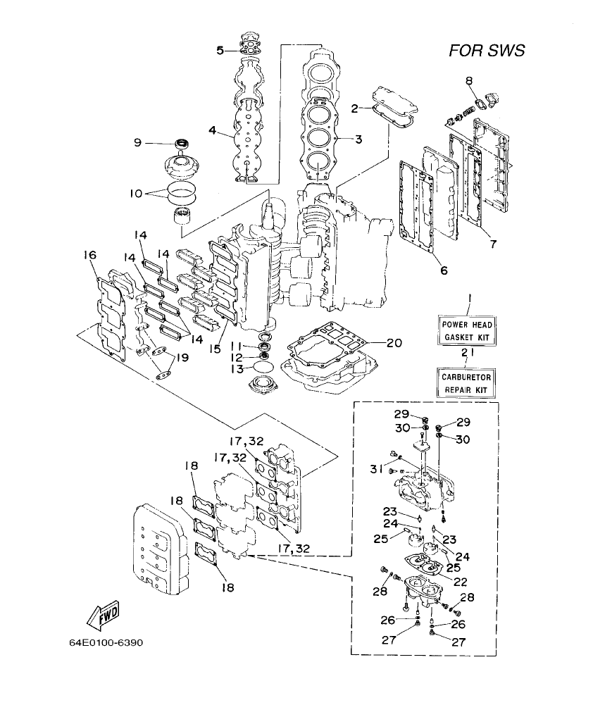Fig. 40 – REPAIR KIT 2