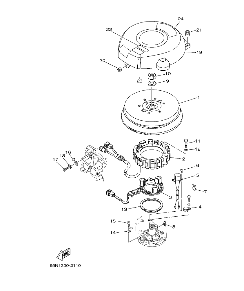 200GETO’03 – section 11 GENERATOR parts diagram