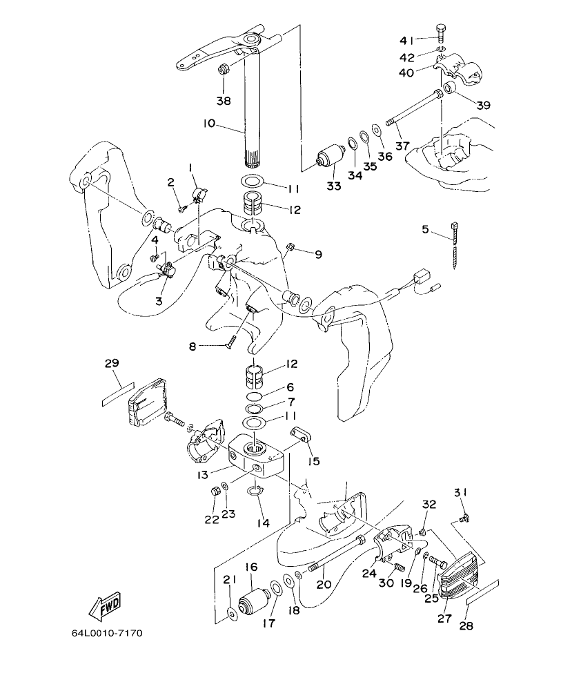 200GETO’03 – section 18 BRACKET 2 parts diagram