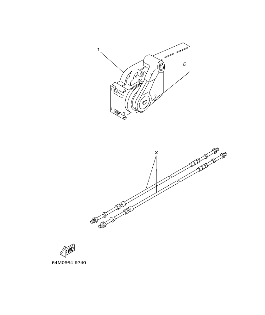 200GETO’03 – section 25 REMOTE CONTROL BOX parts diagram