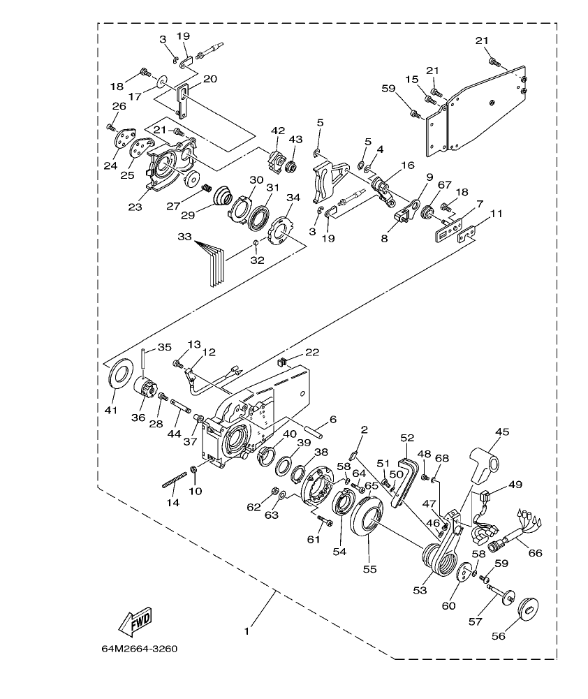 200GETO’03 – section 26 REMOTE CONTROL ASSY parts diagram