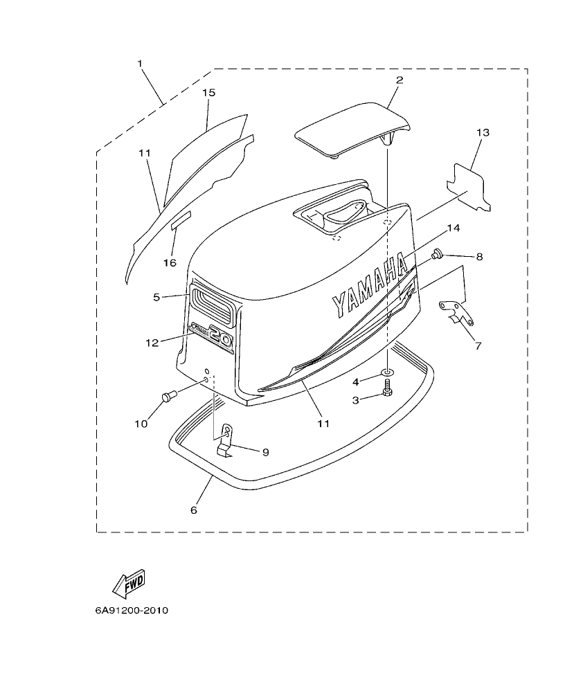 Fig. 1 – TOP COWLING