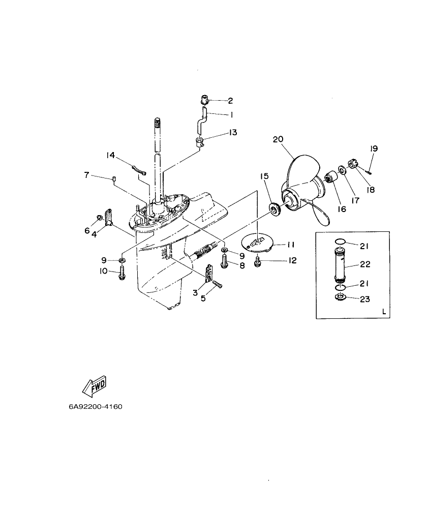Fig. 16 – LOWER CASING & DRIVE 2