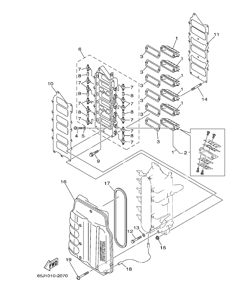 225GETO’03 – section 7 INTAKE parts diagram