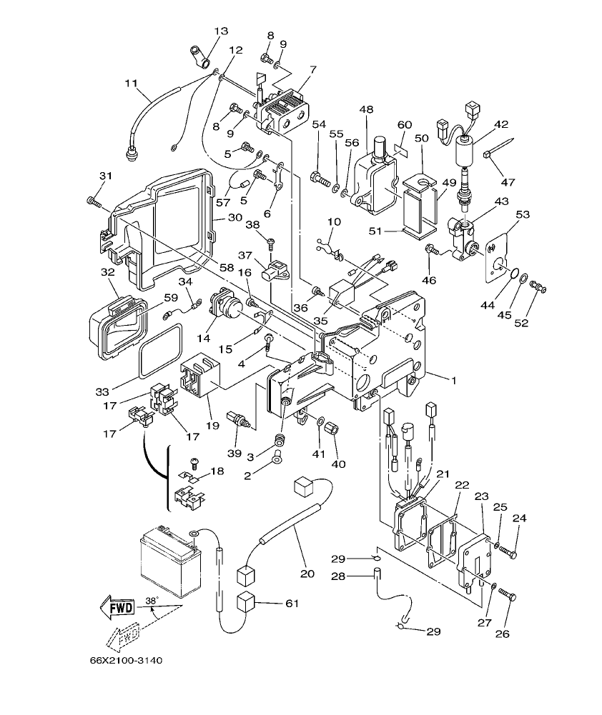 225GETO’03 – section 15 ELECTRICAL 3 parts diagram