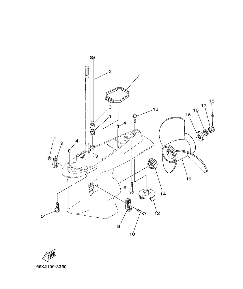 Fig. 26 – LOWER CASING. DRIVE 2