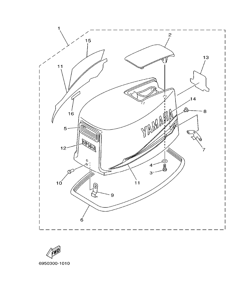 Fig. 1 – TOP COWLING