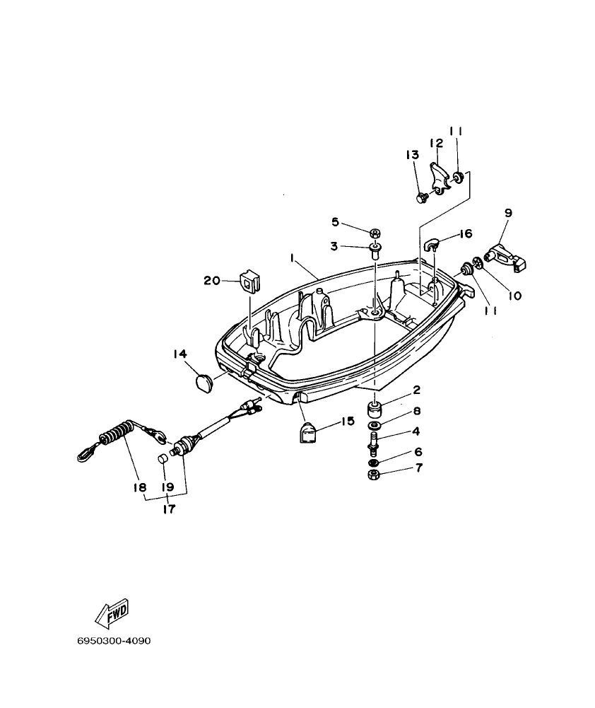 Fig. 9 – BOTTOM COWLING