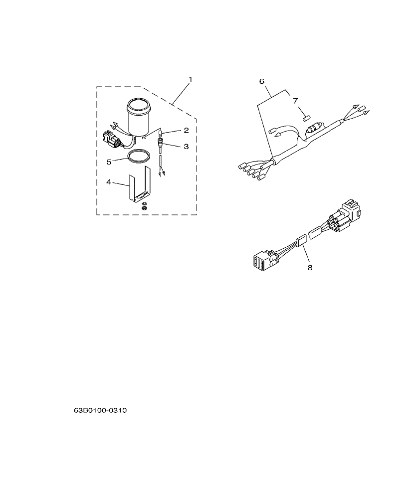 55BET’02 – section 20 METER parts diagram