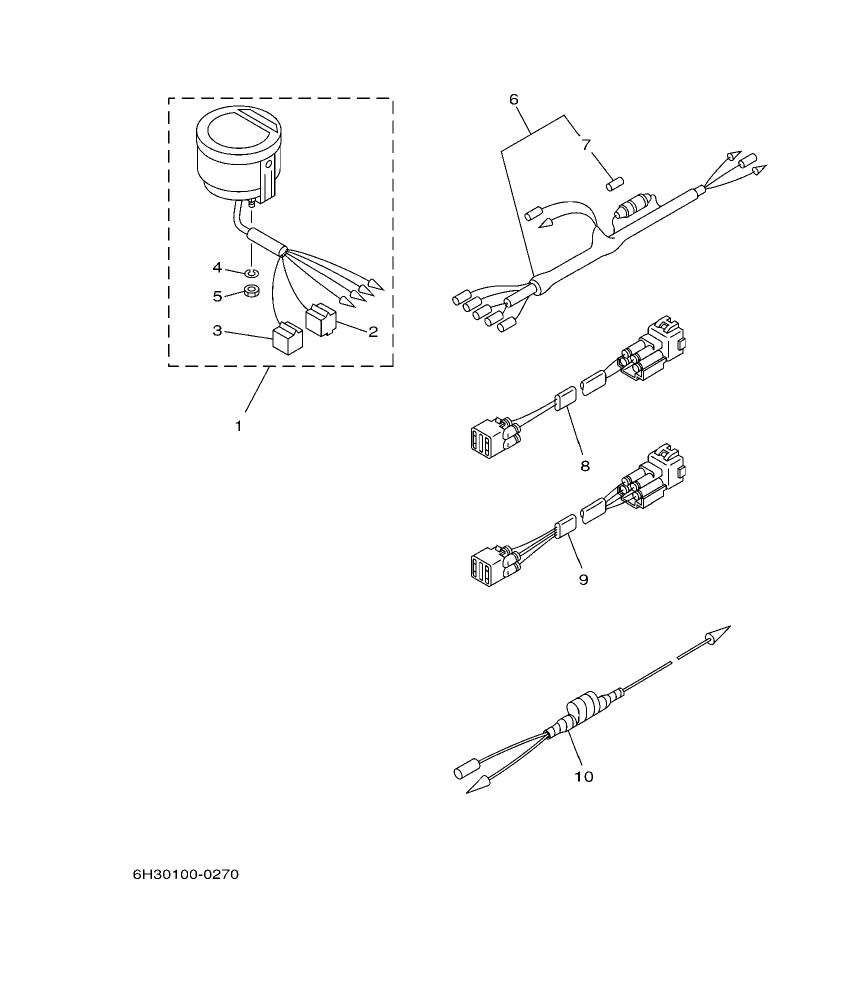 90A’04 – section 23 METER parts diagram