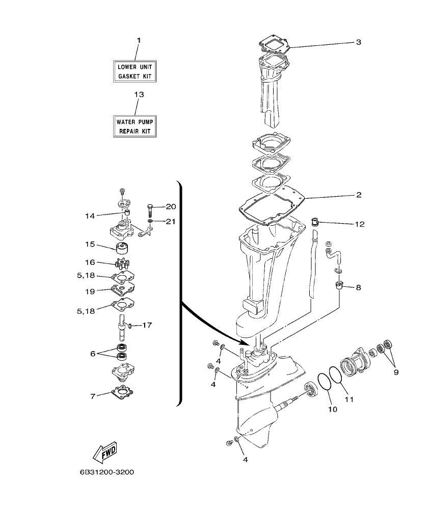 Fig. 20 – REPAIR KIT 2
