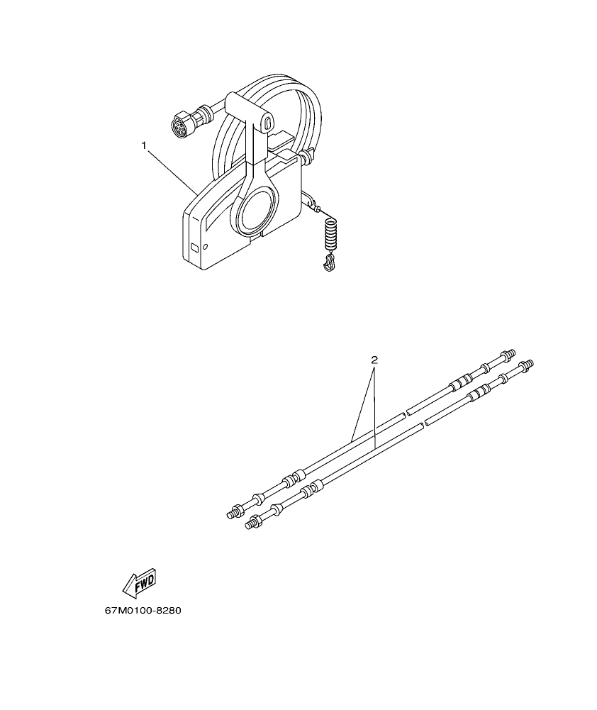 E40G’04 – section 27 REMOTE CONTROL BOX parts diagram